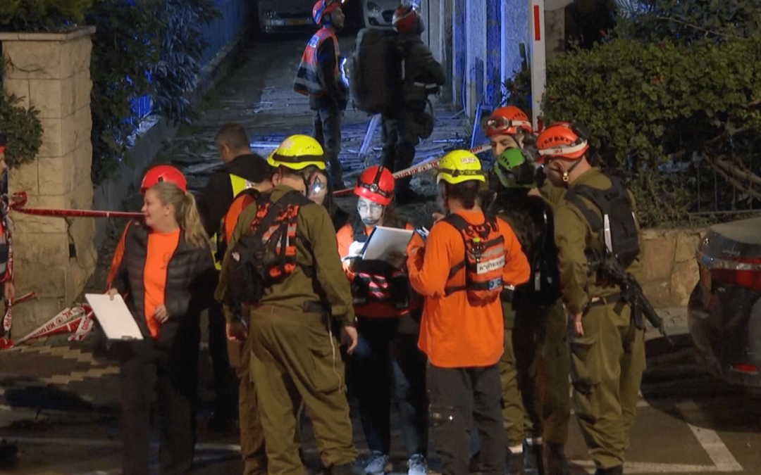 Iranian missile attack hits residential areas in central Israel