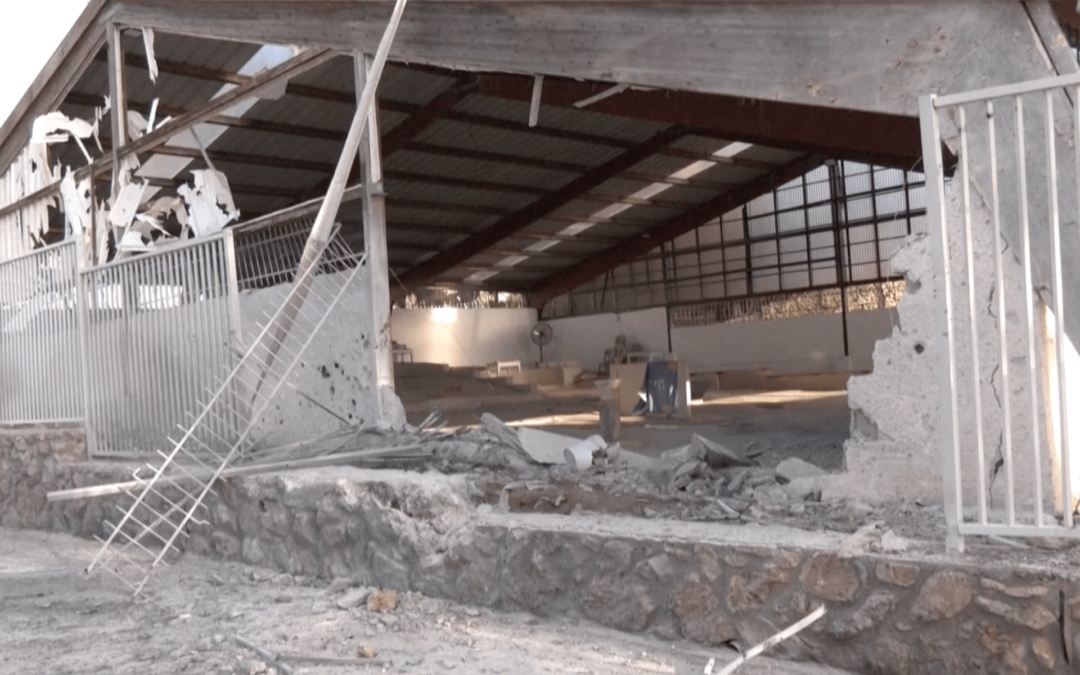 Hezbollah rocket attack damages 1,500-year-old Israeli church