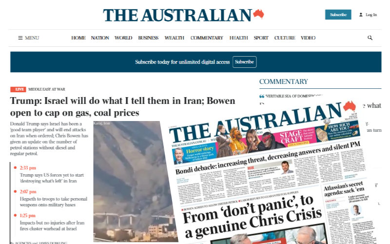 This is not journalism. The Bowen beat-up and the Iran war