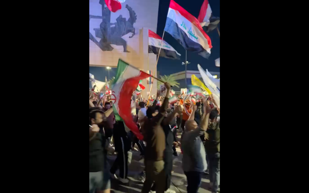 Iraqis celebrates US-Iran ceasefire as two-week halt in war begins