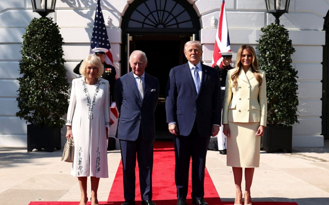 King Charles III arrives at White House for four-day US visit