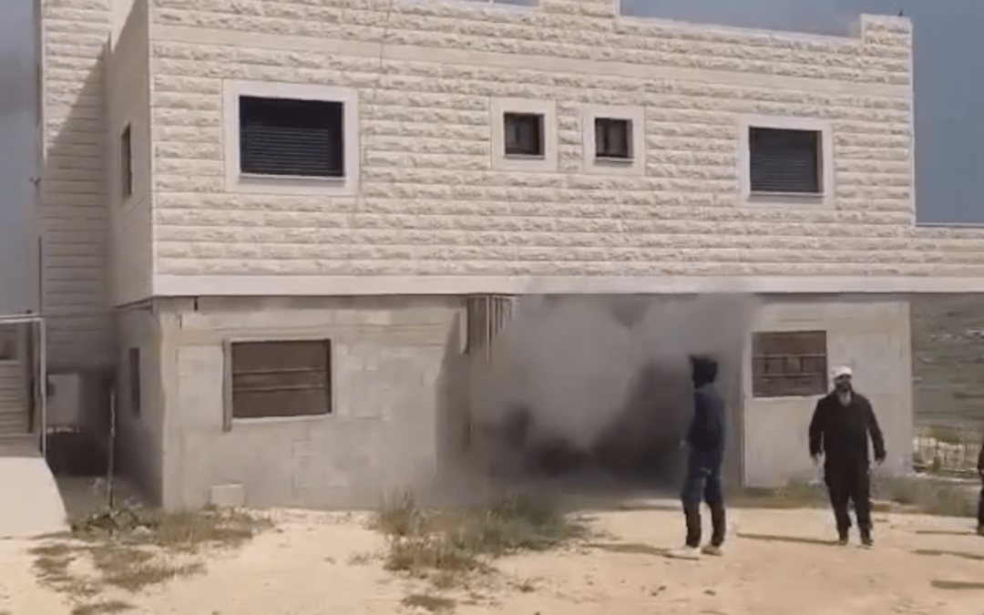 Israeli settlers attack Palestinians and set house on fire