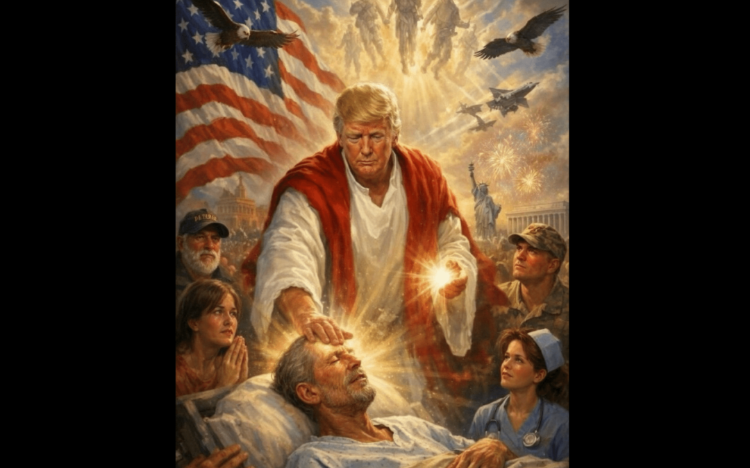 Trump deletes AI image depicting himself like Jesus after outrage
