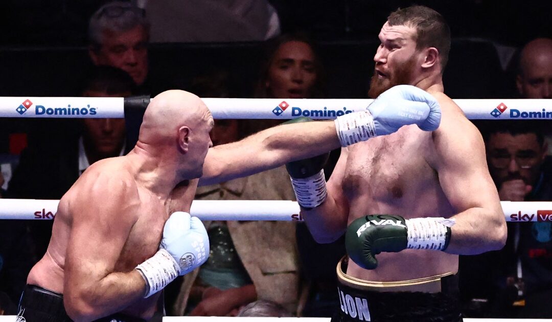 Fury beats Makhmudov in heavyweight boxing comeback, then calls out Joshua