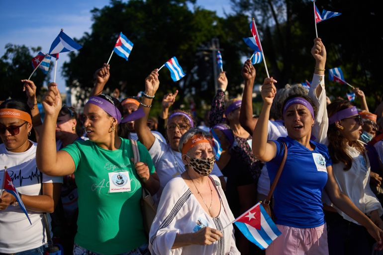 ‘Policy of abuse’: Women march in Cuba against US energy blockade