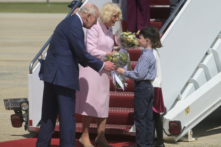 King Charles and Queen Camilla arrive for high-profile US state visit