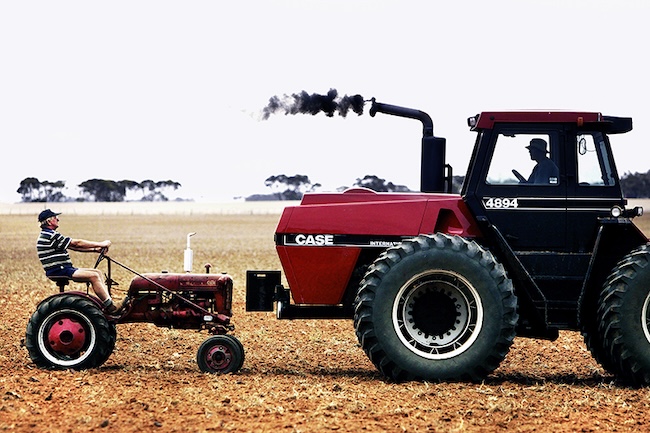 Diesel too dear? Give the vintage tractor a run