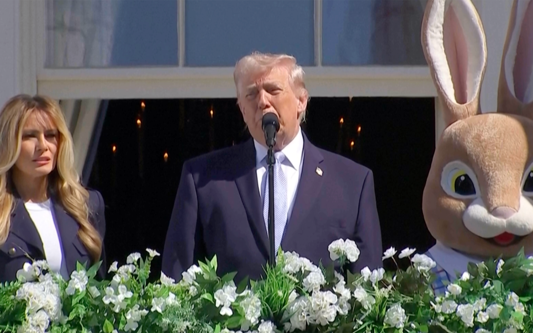 Trump praised airman’s rescue in Iran during White House Easter event