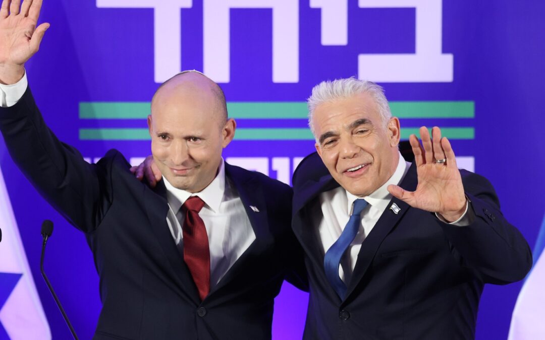 Former Israeli PMs Bennett, Lapid unite to challenge Netanyahu in elections