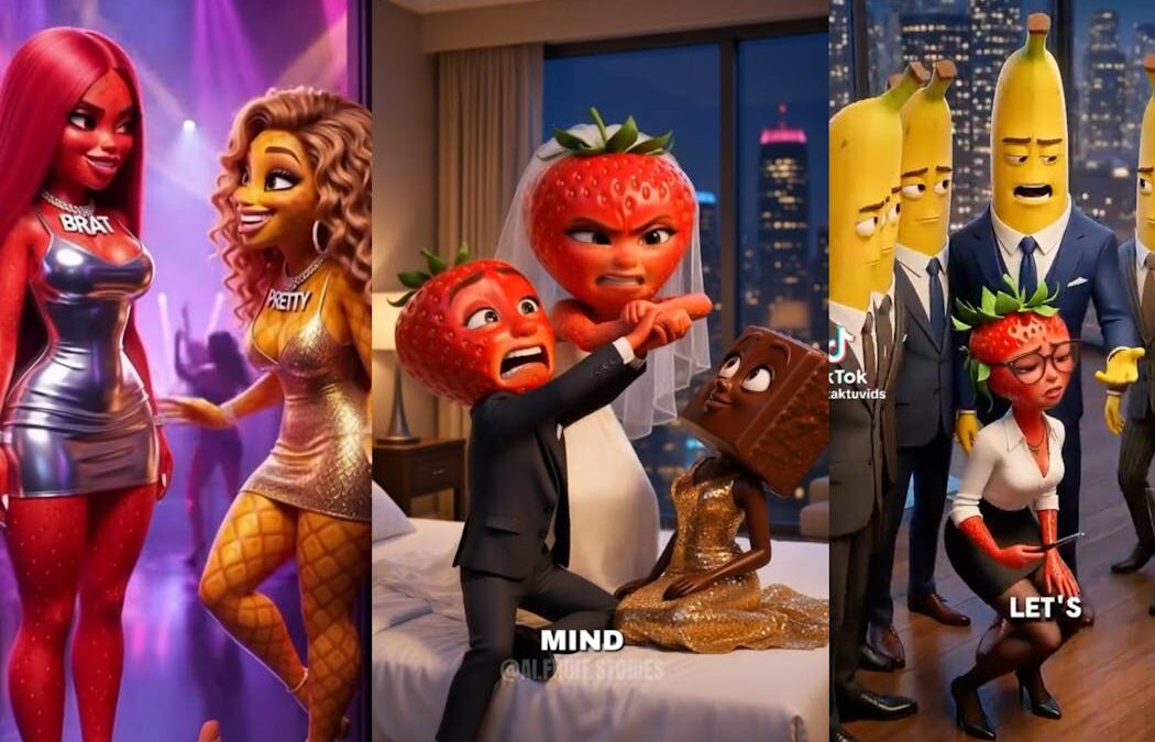 Unethical brain rot: why are millions watching AI fruits have affairs on TikTok?