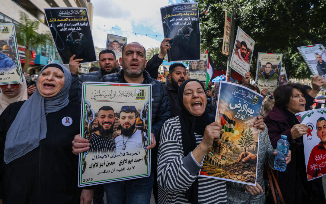 Palestinians in occupied West Bank protest Israel’s death penalty law