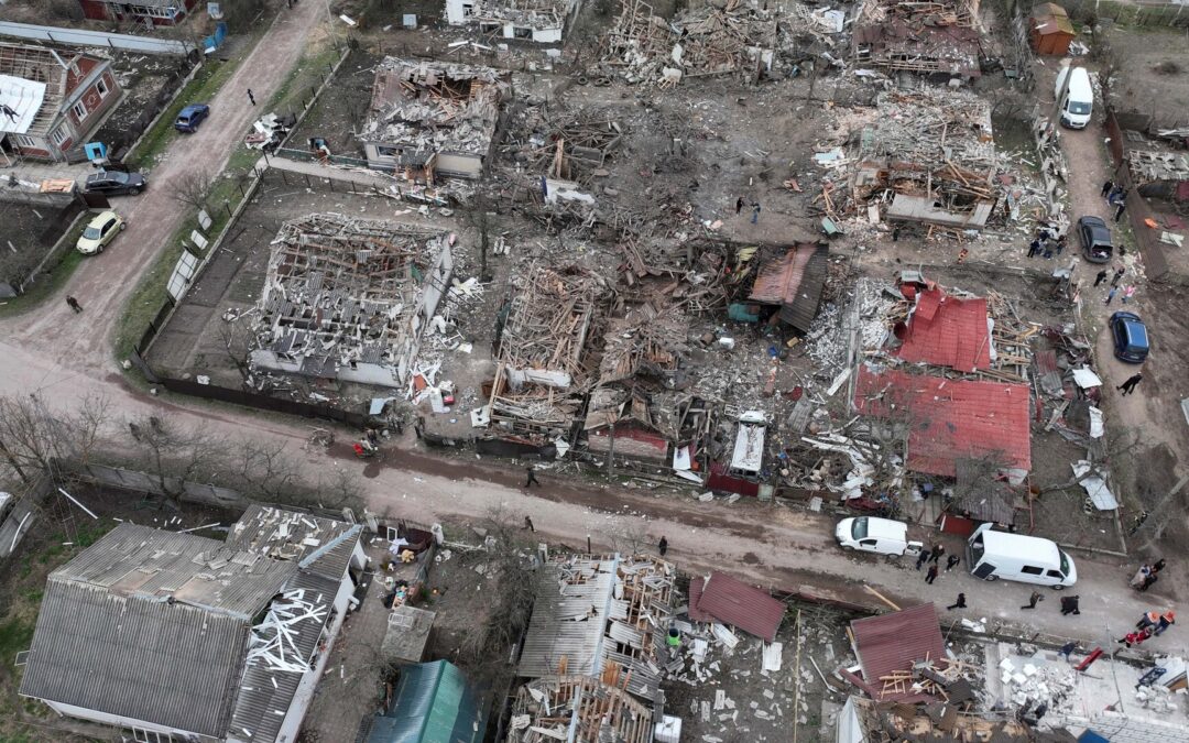 Video shows the moment a Russian drone hit an apartment in Ukraine