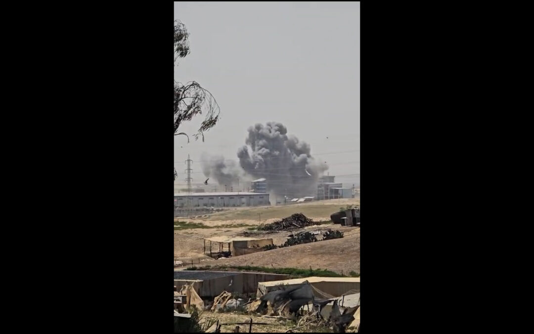 Iranian missile strikes industrial area in southern Israel