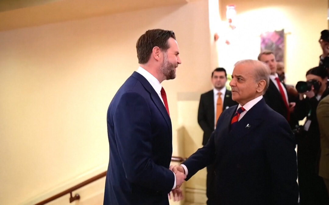 Video: JD Vance meets with Pakistani PM ahead of Iran talks