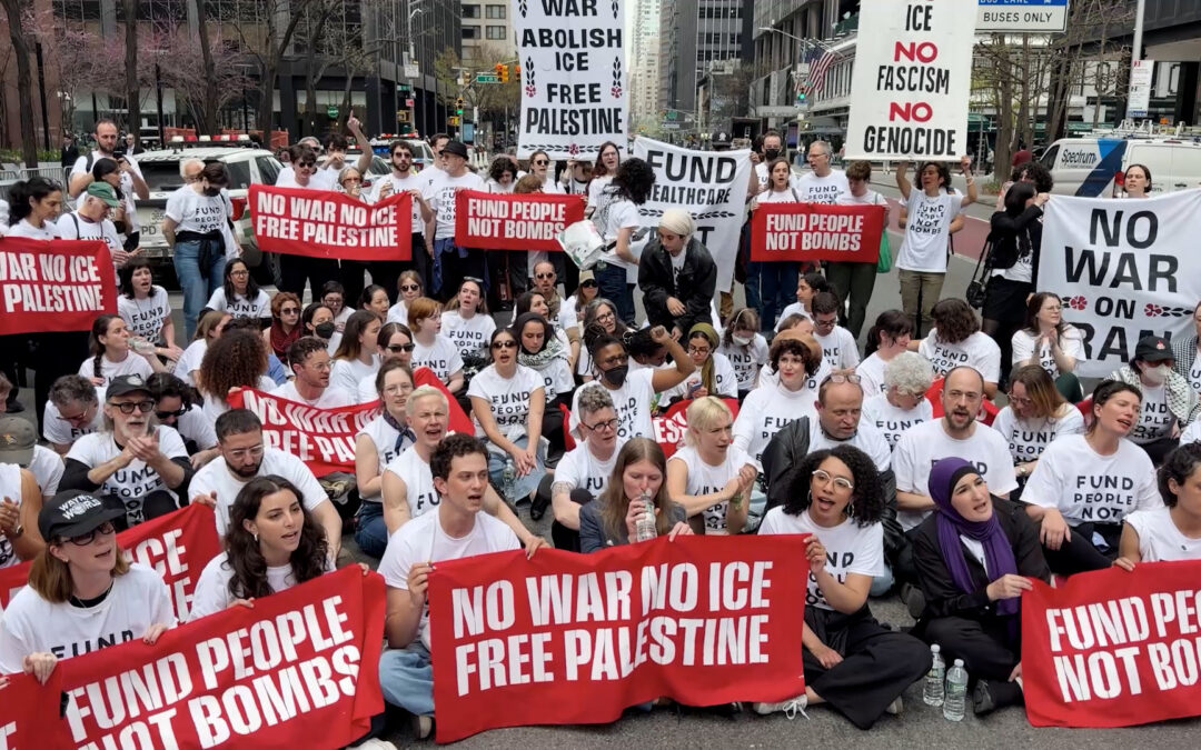 Anti-war protesters arrested in New York urging end to Israel weapon sales