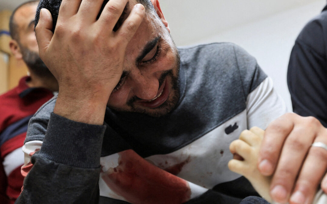 Israeli strike on Gaza police car kills child