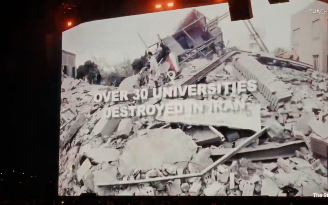 The Strokes highlight destroyed Gaza and Iran universities at Coachella