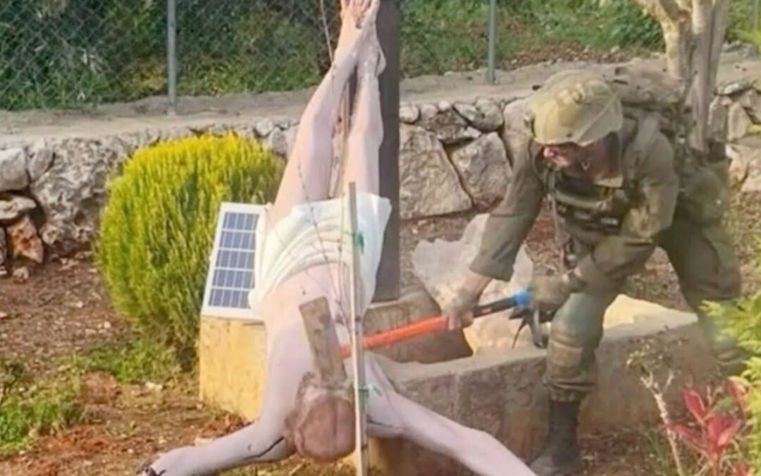 Global fallout grows over Israeli soldier smashing Jesus statue in Lebanon