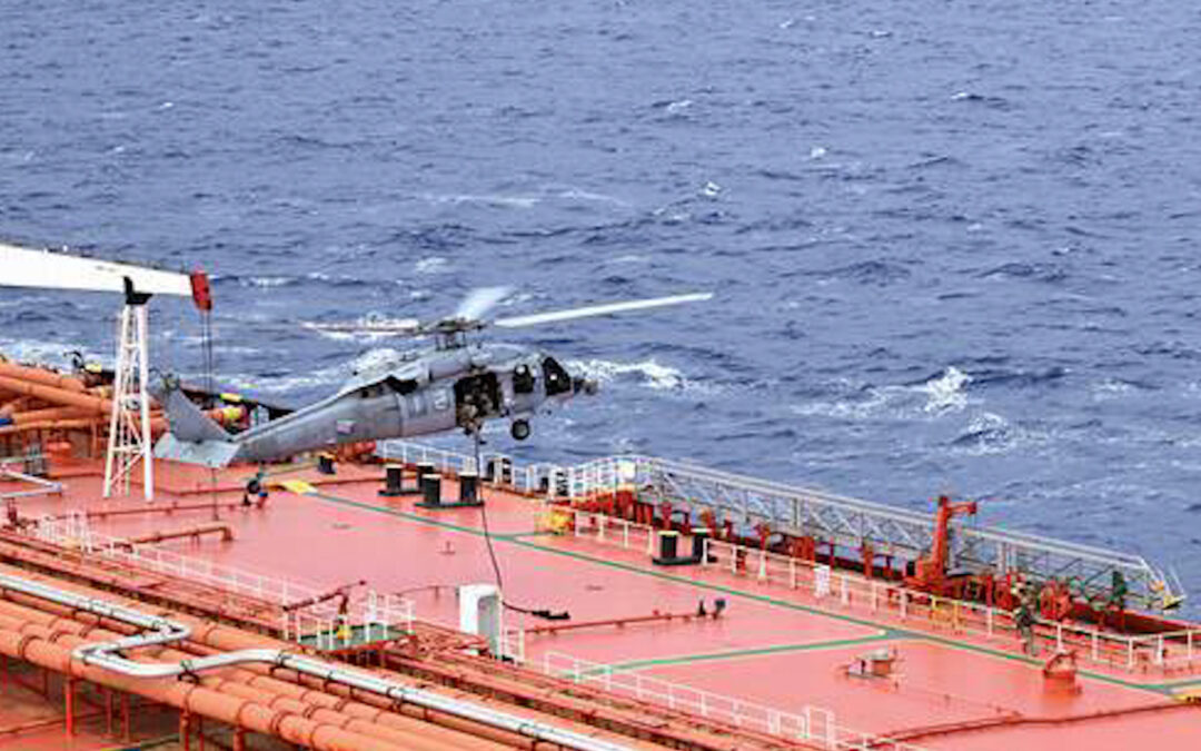 Video: US forces board sanctioned tanker in Asia Pacific