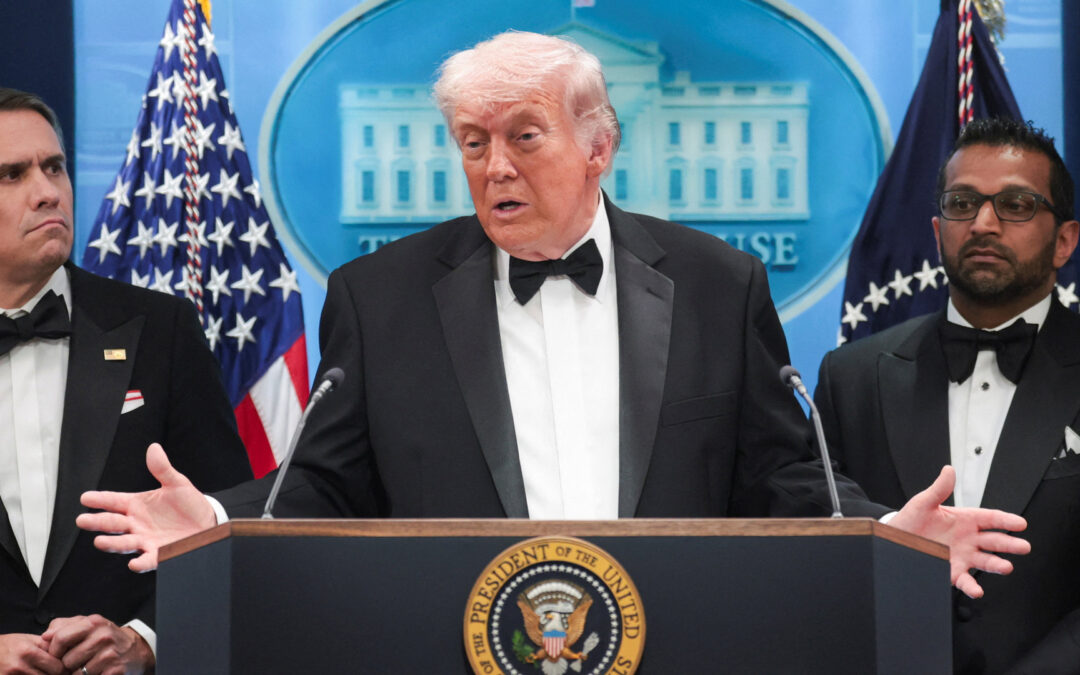 Trump confirms officer shot at White House Correspondents’ gala