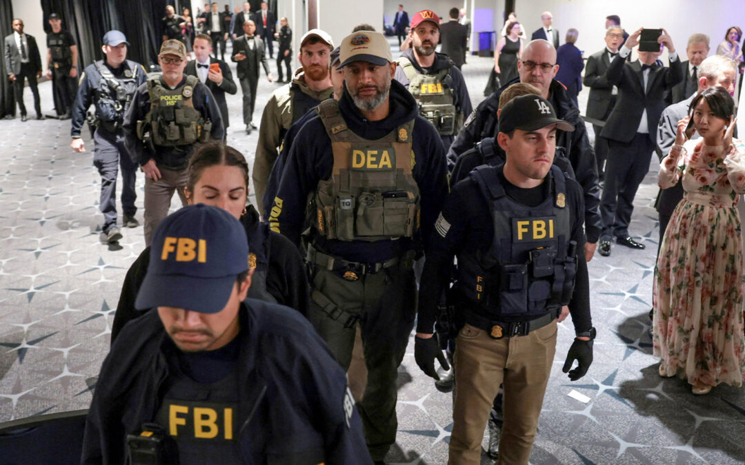 Questions over Trump’s security after shooting at press gala