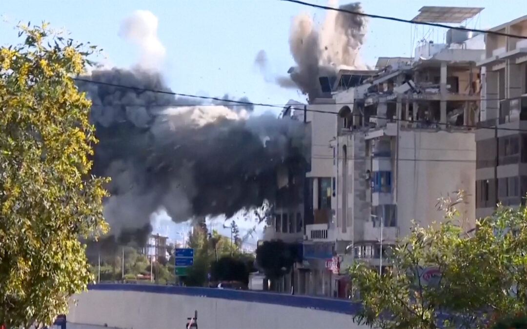 Israeli strike hits building in Beirut’s southern suburbs