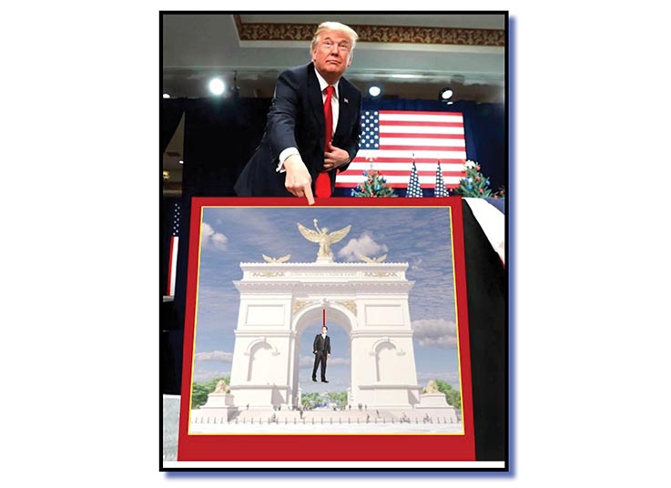 Trump hangs the blame on Democrats