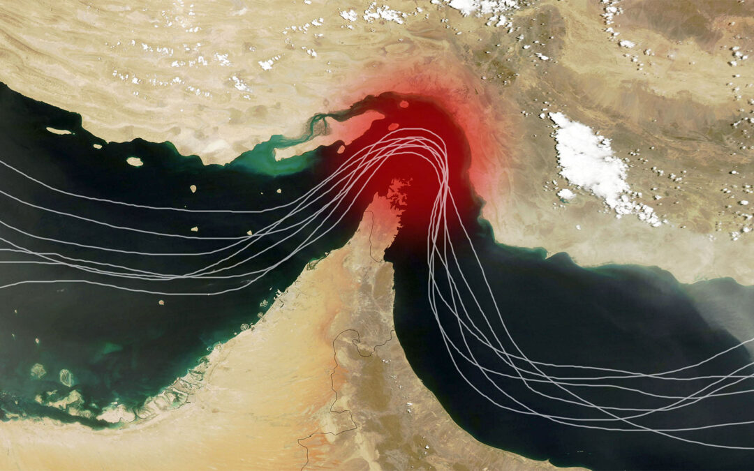 Who controls the Strait of Hormuz?