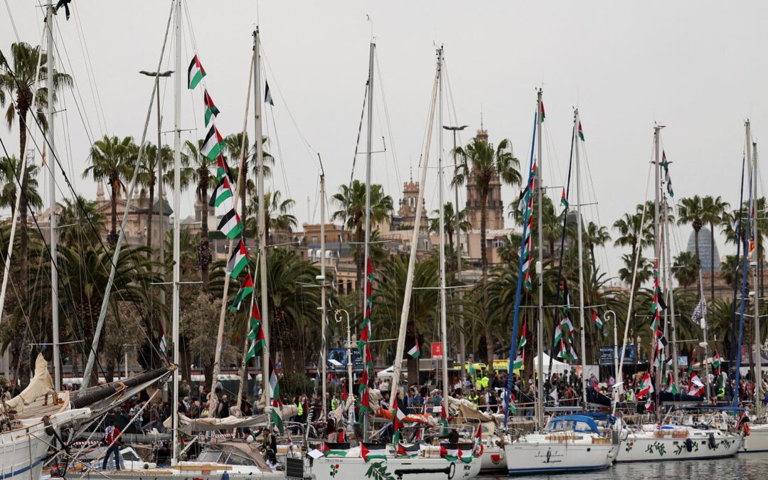 Global Sumud Flotilla sets sail from Barcelona for Gaza