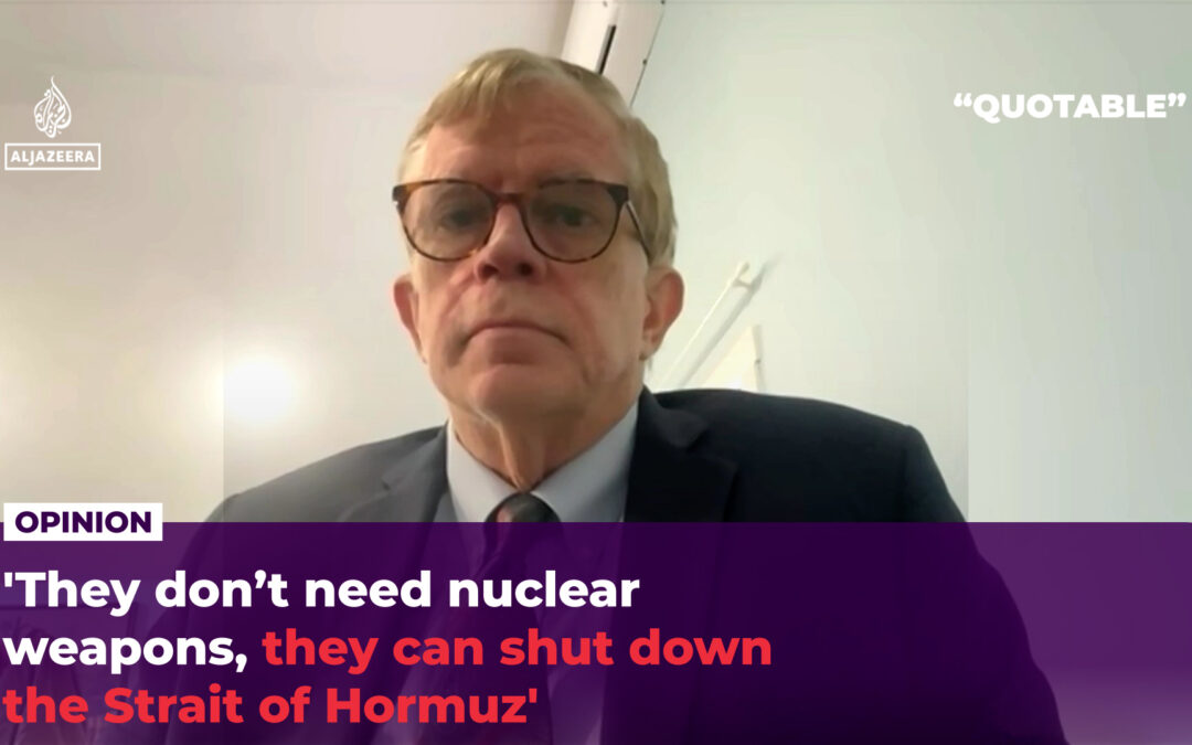 Iran has learned that the Strait of Hormuz is its strongest deterrent