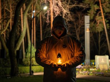 Despite Russia’s war, one Ukrainian city still gathers for midnight Chernobyl vigil