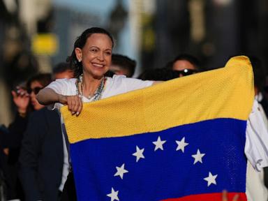 Venezuela’s Maria Corina Machado draws a huge Madrid rally and rebuffs meeting with Spain’s Sánchez