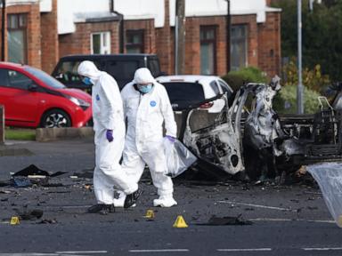 Police in Northern Ireland declare security alert after reports of a car bomb explosion