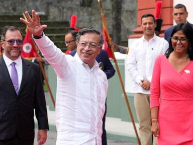 Colombian leader visits Venezuela for key talks with acting President Delcy Rodríguez