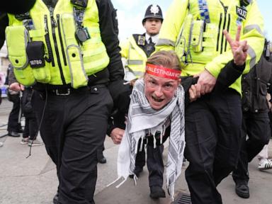 London police arrest more than 200 at protest backing banned group Palestine Action