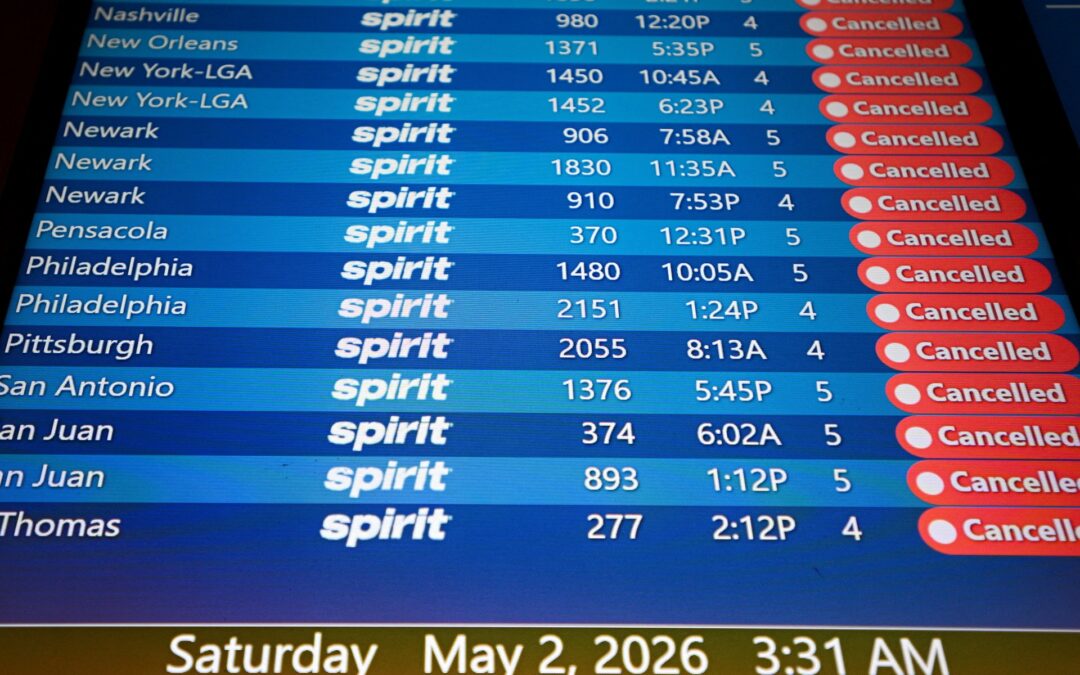 Spirit Airlines collapses amid rising fuel costs from war on Iran