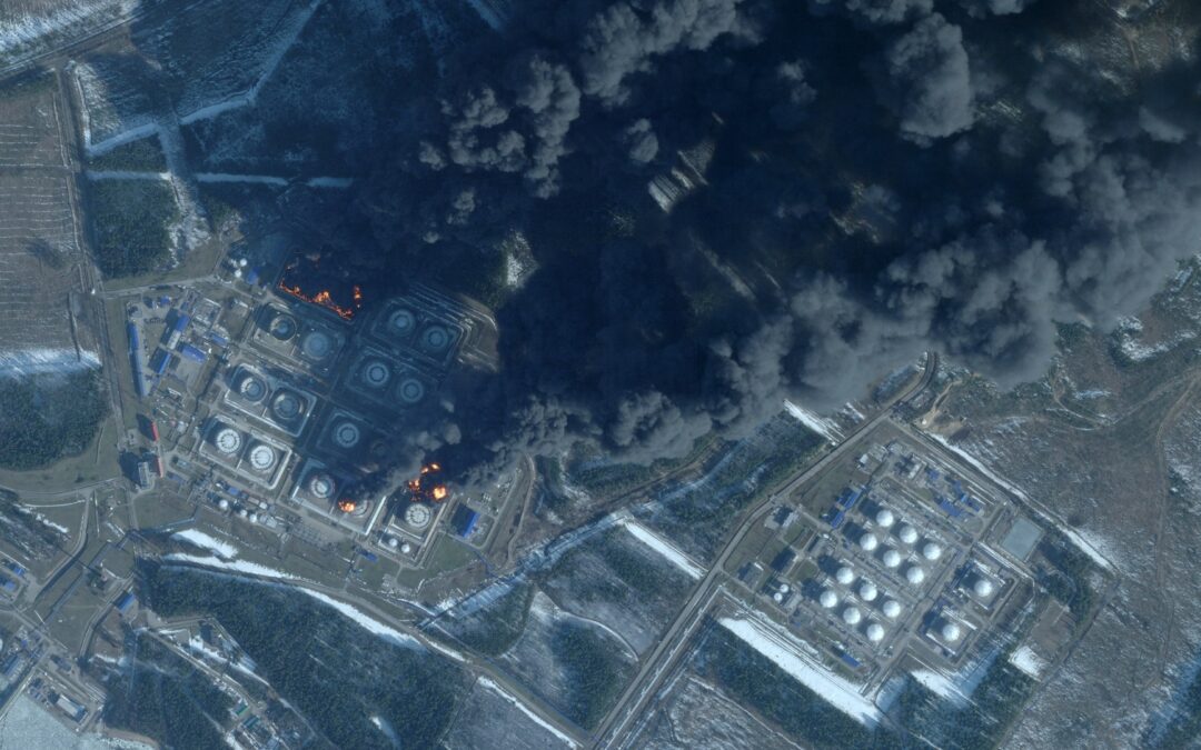 Ukraine drone attack hits Russian Baltic port, governor says