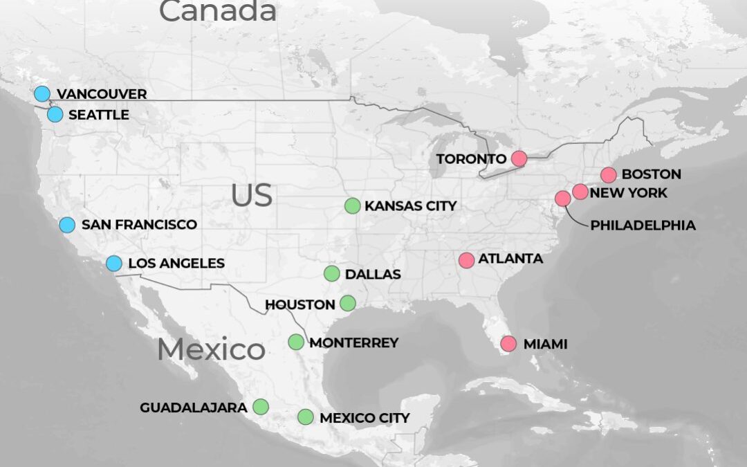 What are World Cup 2026 national team base camps and their locations?