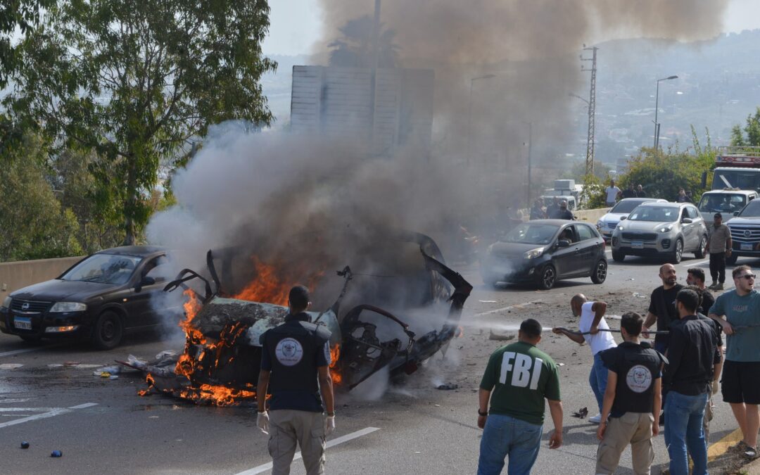 12 killed by a series of Israeli strikes on cars in Lebanon