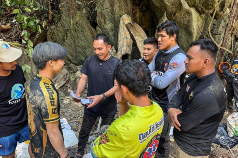 Rescue teams find five of seven trapped in Laos cave