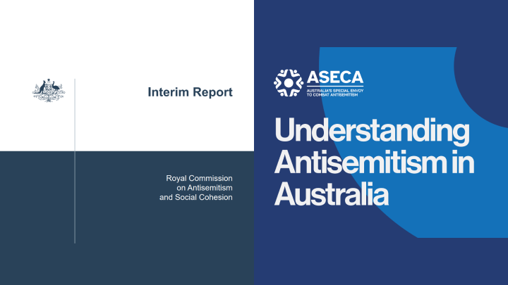 Antisemitism Interim Report Finds No Legislative or Systems Gaps, But the Stickler Is Still to Come