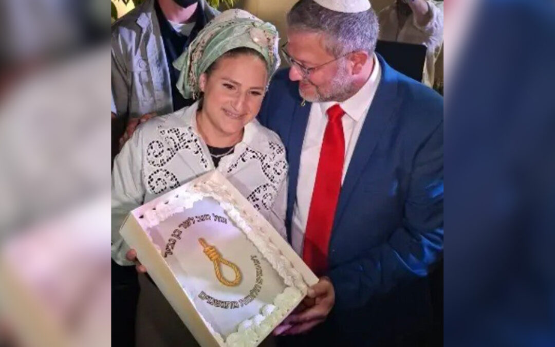 Ben-Gvir celebrates birthday with cake decorated with death penalty noose