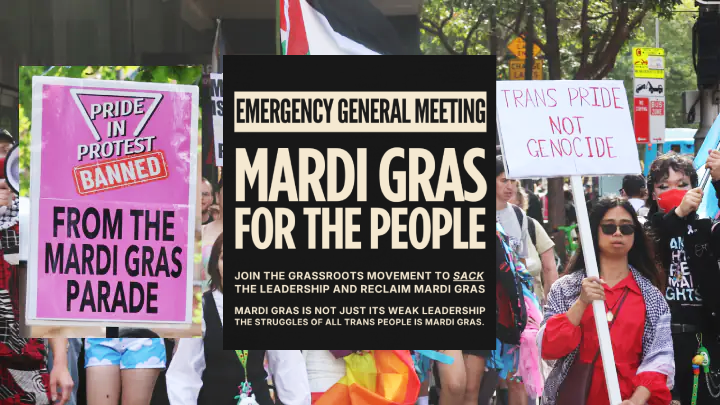 Mardi Gras’s Anti-Trans and Antigenocide Turn Is Trumpian, Says Pride and Protest’s Miles Carter