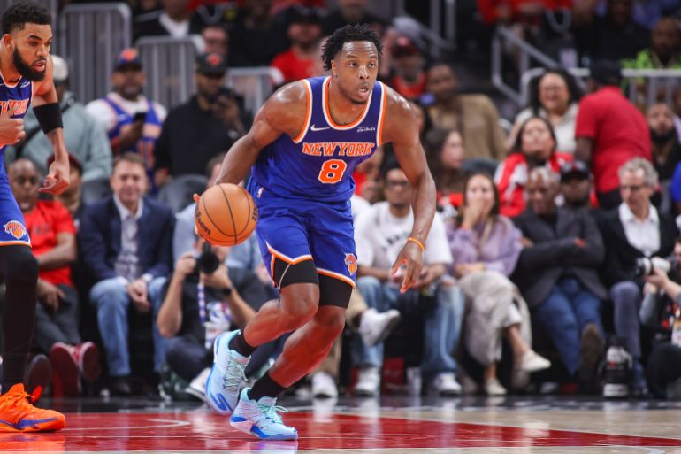 Timberwolves eliminate Nuggets as Knicks demolish Hawks in NBA playoffs