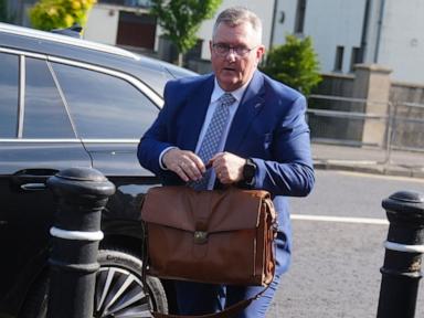 Northern Ireland’s former unionist leader faces trial in sexual abuse case involving 2 girls