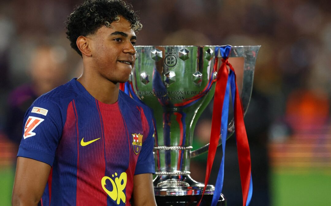 Barcelona teenager Lamine Yamal wins La Liga Player of the Season award