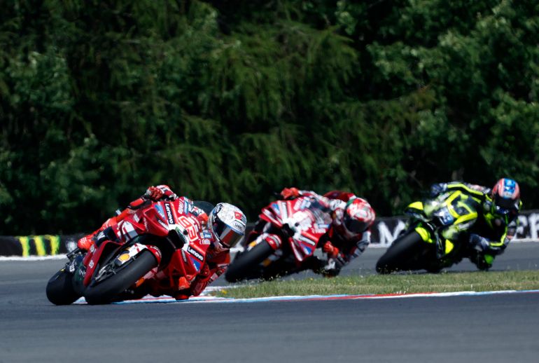 Marc Marquez wins the Czech MotoGP, narrows title gap to leader Bezzecchi