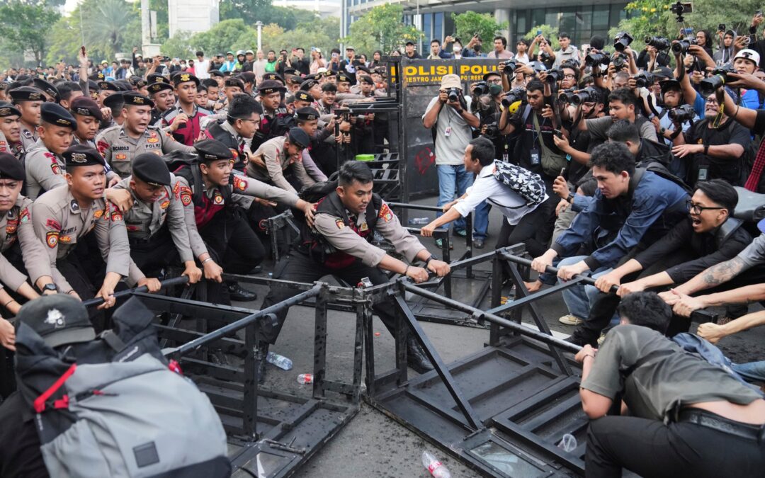 Indonesian students protest gov’t policies amid economic strain