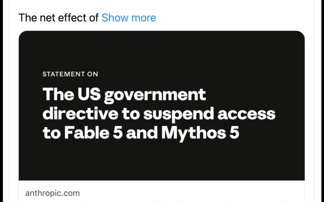 Why the US shut down Anthropic’s latest AI models
