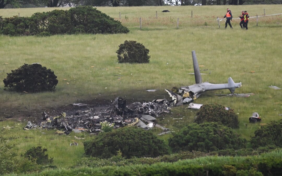 Three British navy personnel killed in helicopter crash in England